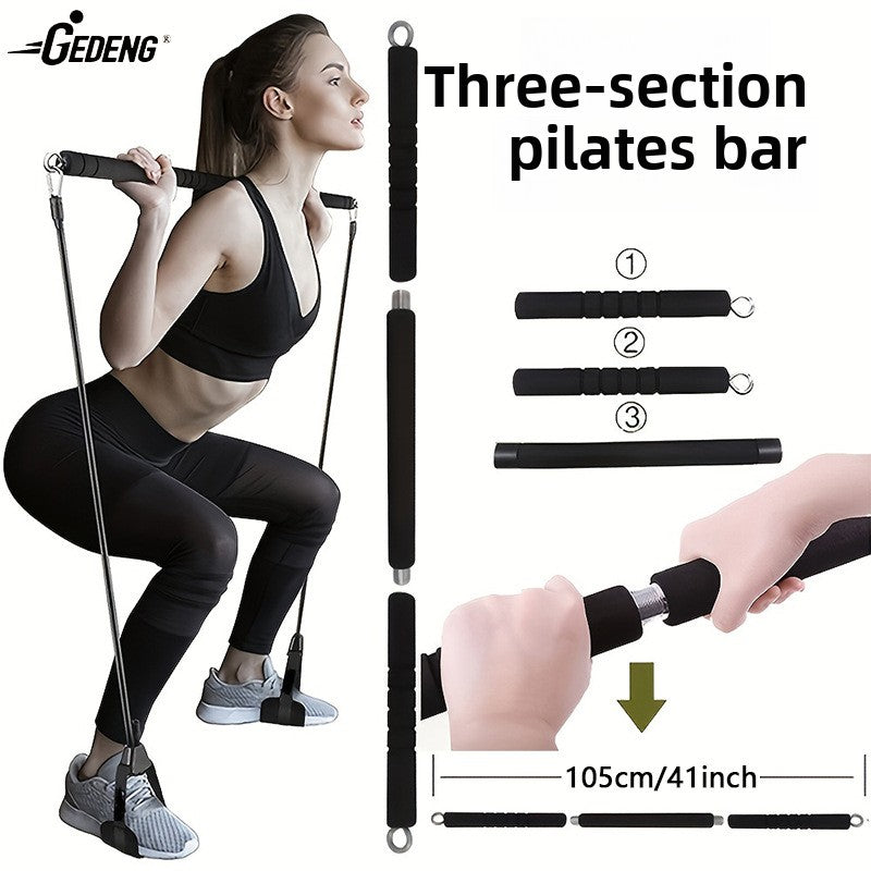 PILAXIO Pilates Resistance Bar (Fitness Stick) – Full-Body Mobility & Toning (40cm)