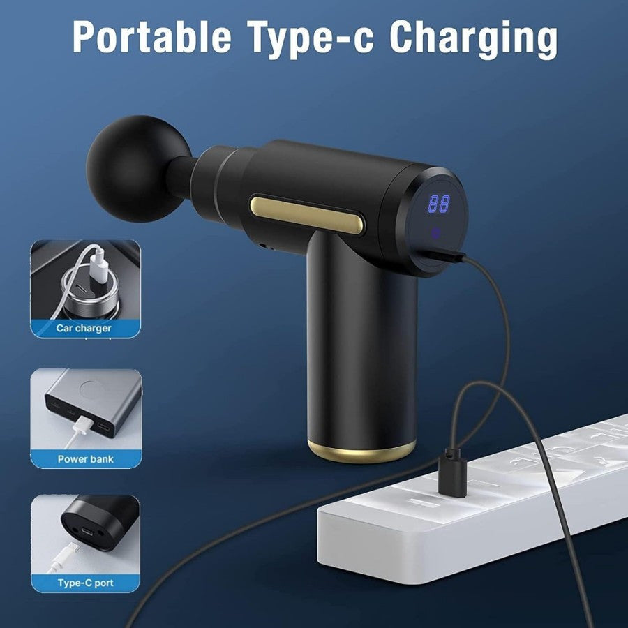 PILAXIO Portable Massage Gun (USB-C Charging)