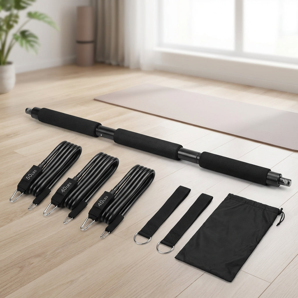 PILAXIO Pilates Resistance Bar (Fitness Stick) – Full-Body Mobility & Toning (40cm)